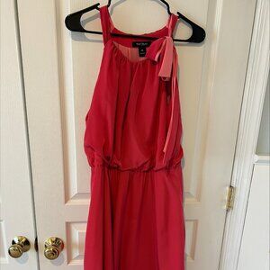 White House Black Mark sleeveless halter with bow